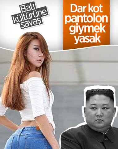 Kuzey Kore’de dar kot pantolon ve aslan yelesi saç yasağı
