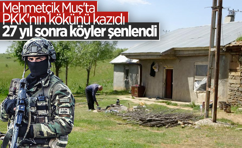 Muş'ta terörden temizlenen köylere dönüş başladı