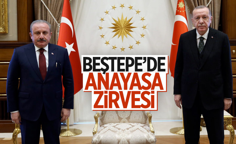 Cumhurbaşkanı Erdoğan, Mustafa Şentop ile görüştü