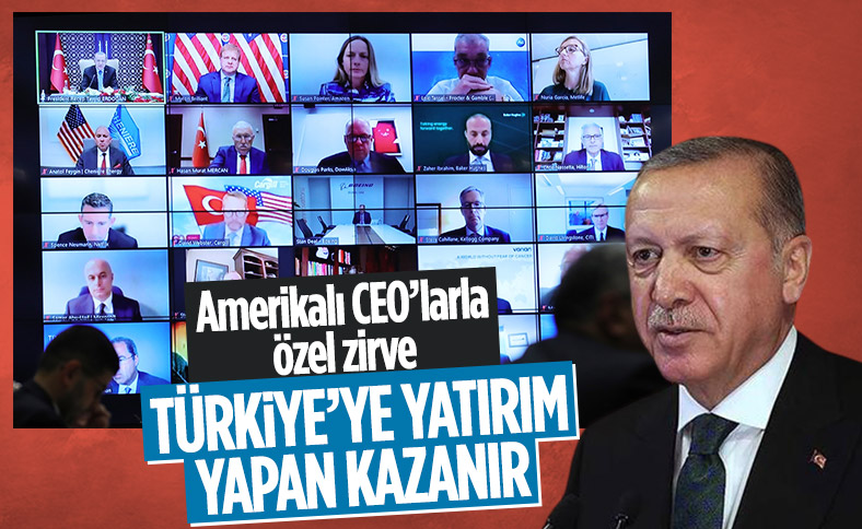 Cumhurbaşkanı Erdoğan, ABD'li yatırımcılarla görüştü