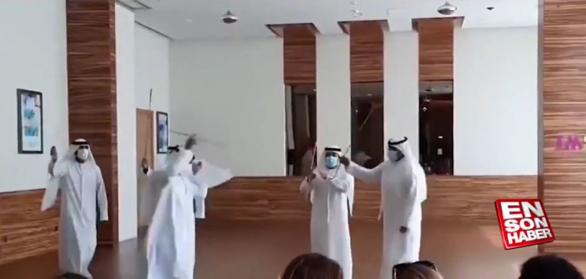 Welcoming the Israeli delegation with dance in the United Arab Emirates #1