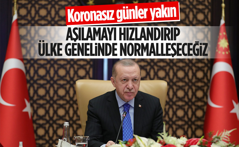 Cumhurbaşkanı Erdoğan'dan 'normalleşme' mesajı 