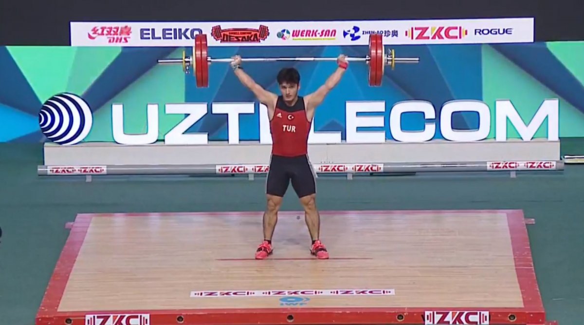 Milli halterci Muhammed Furkan Özbek Dünya Şampiyonu #9