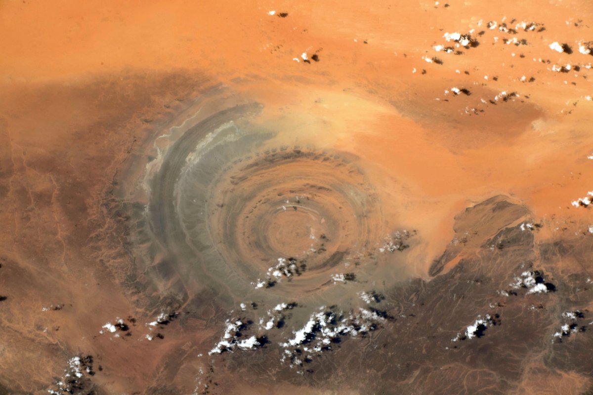 French astronaut Thomas Pesquet photographed the Sahara Desert from space #1