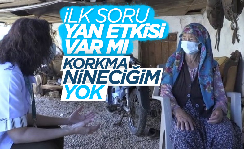 Aşı ikna timleri, 'Biz aşı olduk siz de olun' diyerek endişeleri gideriyor