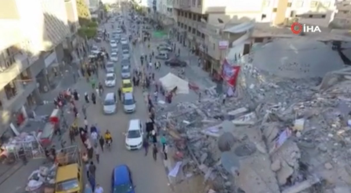 Celebrated father's birthday on rubble in Gaza #5