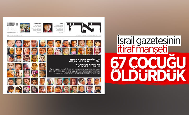 Haaretz, İsrail'in öldürdüğü Gazzeli çocukların fotoğraflarını paylaştı