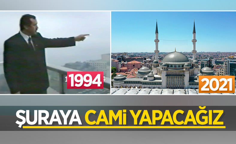 Taksim Camii'nde açılış günü