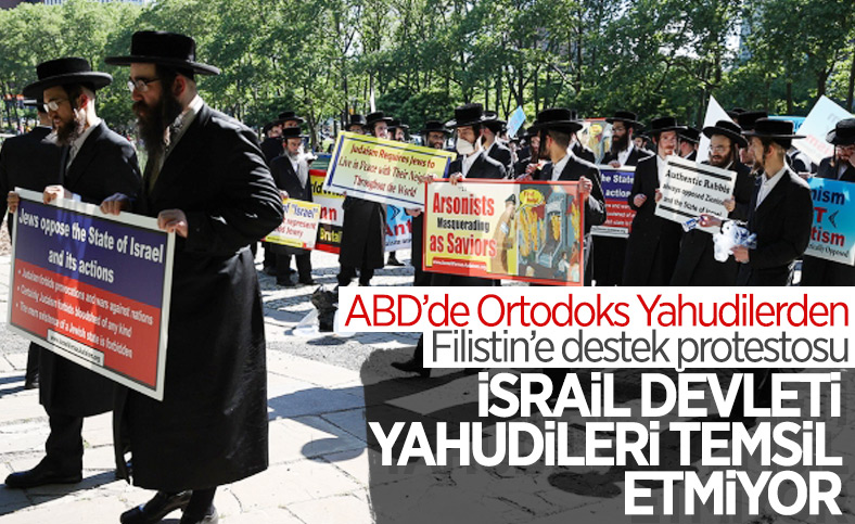 New York'ta yüzlerce Yahudi İsrail'i protesto etti