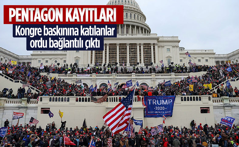 ABD'deki kongre baskınında sanıkların yüzde 10'u orduyla bağlantılı çıktı