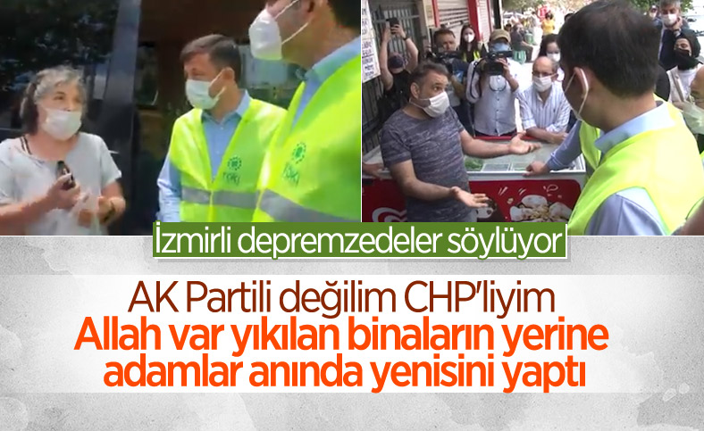 İzmir'de CHP’li vatandaşlar, Murat Kurum’a konutlardan dolayı teşekkür etti