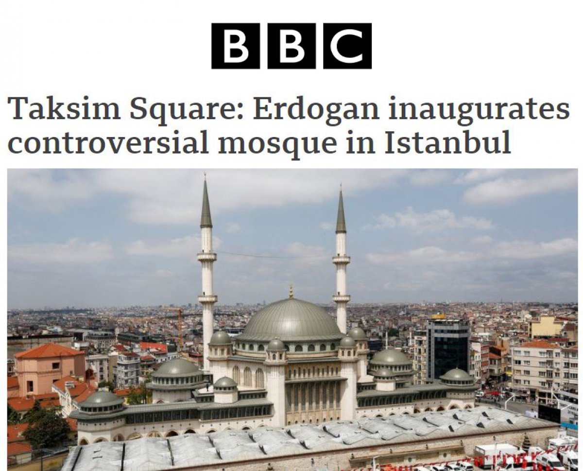 İngiliz basını, Taksim Camii nden rahatsız oldu #1