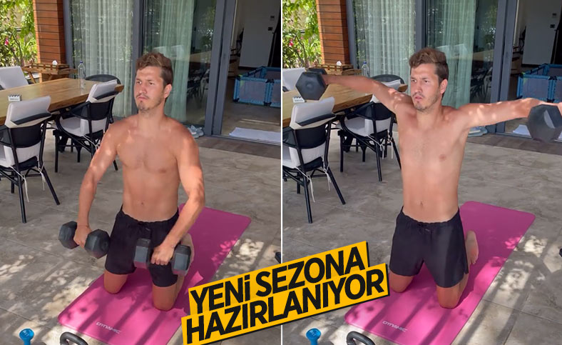 Salih Uçan'ın yeni sezon hazırlığı