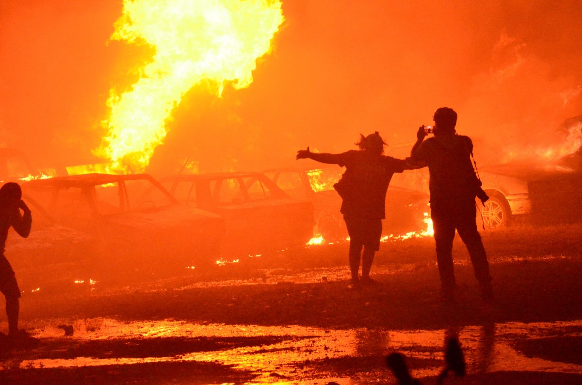 Anti-protest people took to the streets in Colombia #4