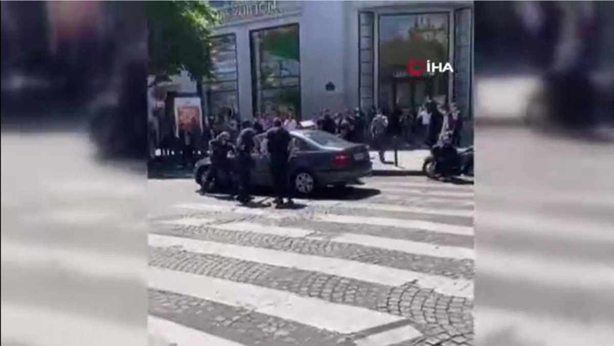 In France, he drove his car into the crowd #2