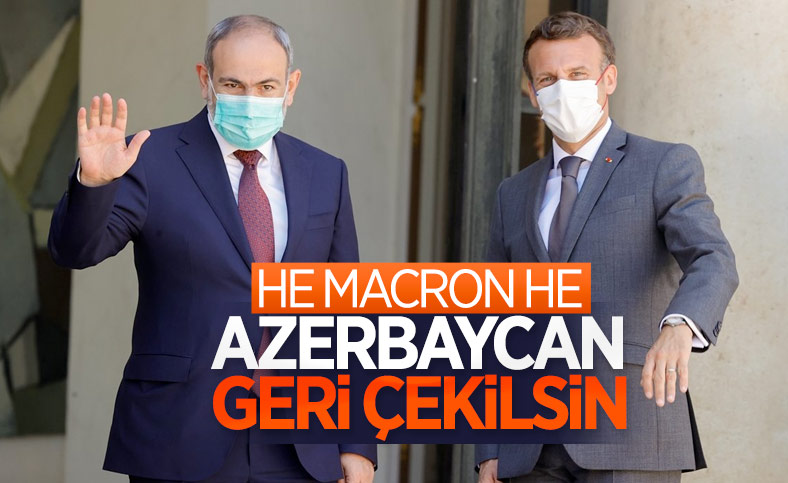 Emmanuel Macron, Nikol Paşinyan ile görüştü
