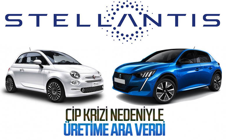 Stellantis, çip krizi nedeniyle üretime ara veriyor