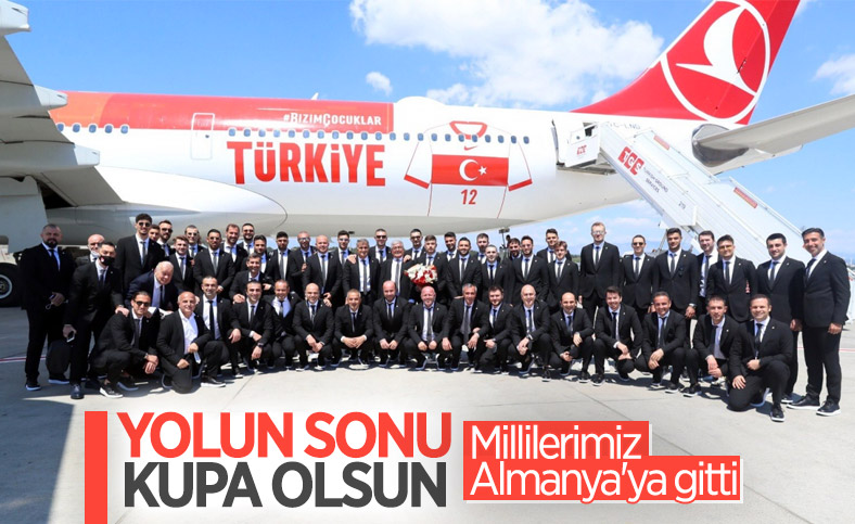 A Milli Takımımız Almanya'ya gitti