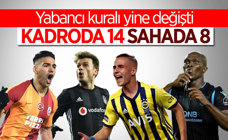 TFF'den yabancı sayısı kararı