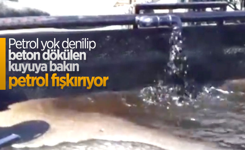 Diyarbakır'da petrol yok denilip beton dökülen kuyunun son hali