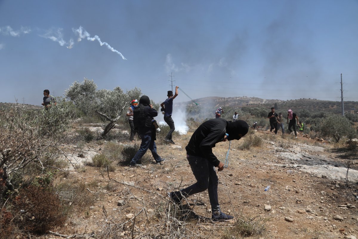 Intervention by Israel to the protests in Nablus #6