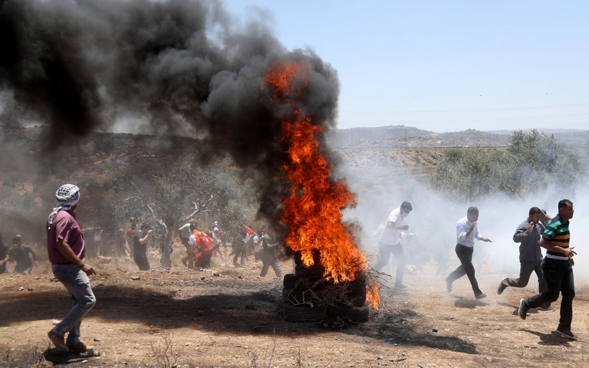 Intervention by Israel to the protests in Nablus #2