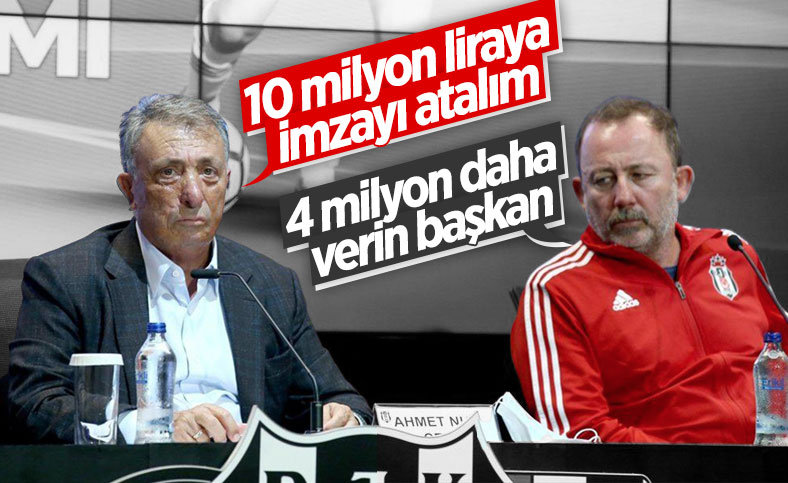 Sergen Yalçın'ın Beşiktaş'tan istekleri