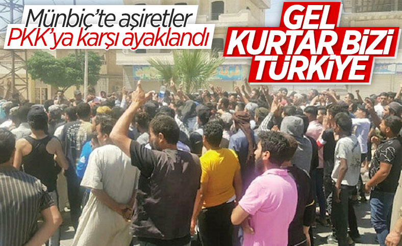 Münbiç'te aşiretler PKK'ya karşı ayaklandı