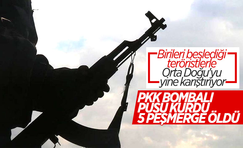 Dohuk'ta terör örgütü PKK'nın kurduğu tuzakta 5 Peşmerge öldü