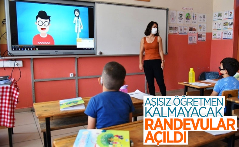 Ziya Selçuk: Tüm öğretmenlerimizin aşı randevuları tanımlandı