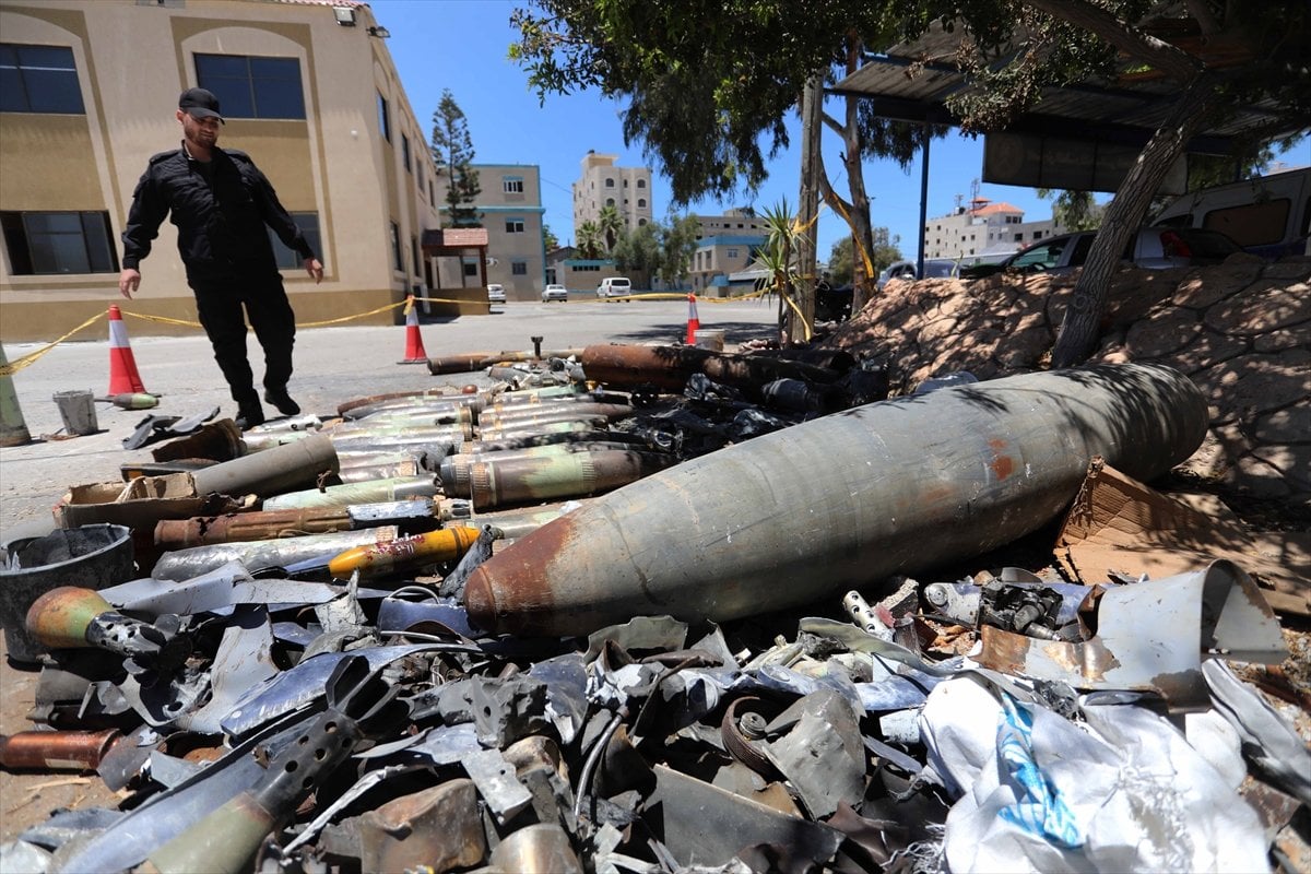 Unexploded missiles and bullets fired by Israel into Gaza were neutralized #2