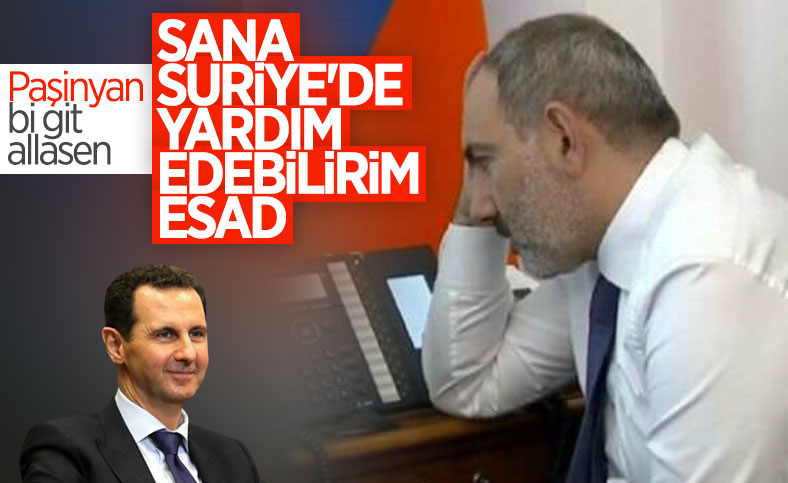 Nikol Paşinyan, Beşar Esad'ı tebrik etti