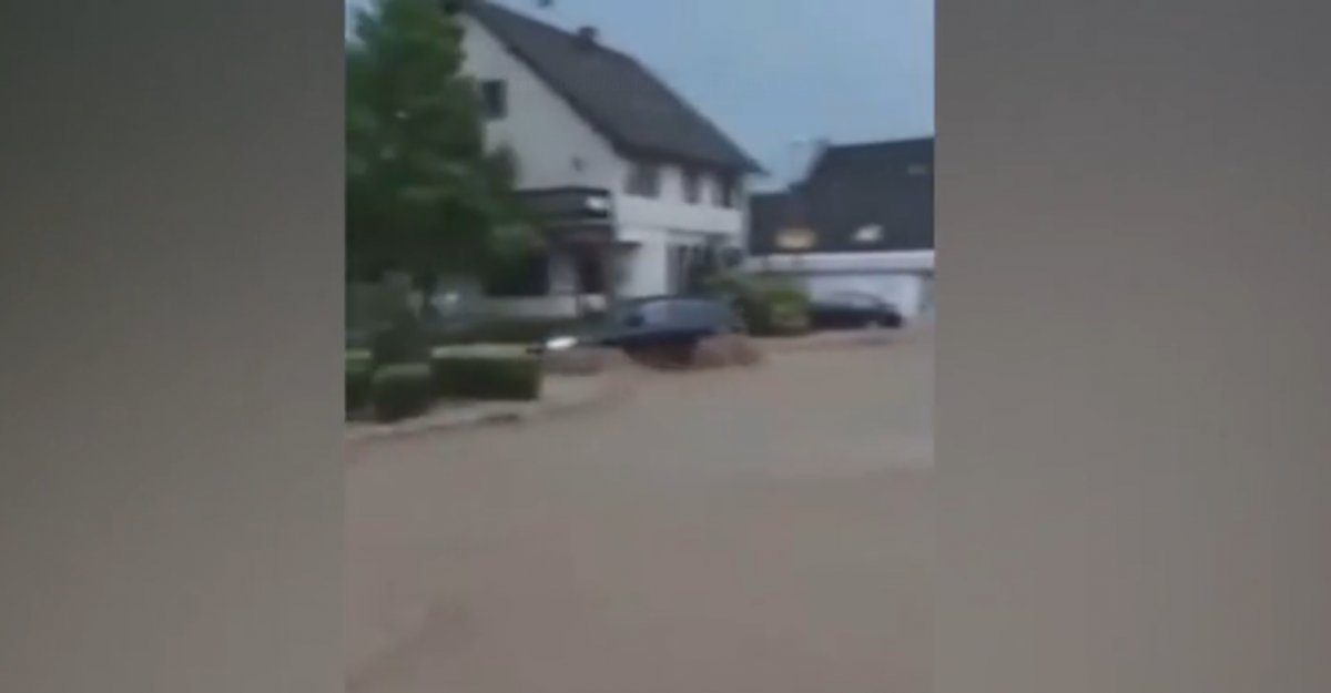 Streets and streets in Germany were flooded due to heavy rain #2