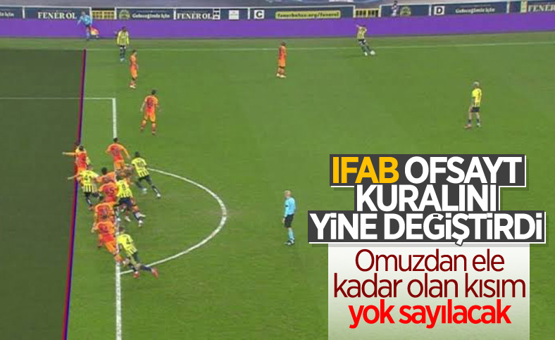 IFAB'dan yeni ofsayt kuralı