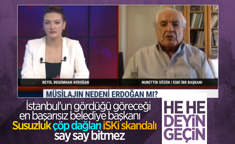 Nurettin Sözen, müsilaj nedeniyle Cumhurbaşkanı Erdoğan'ı suçluyor
