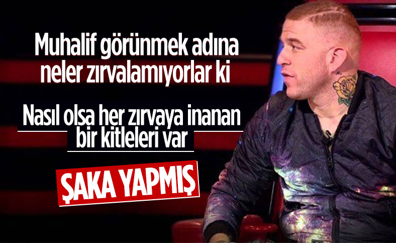 Gökhan Özoğuz, ironi yaptığı söyleyerek kıvırmaya çalıştı