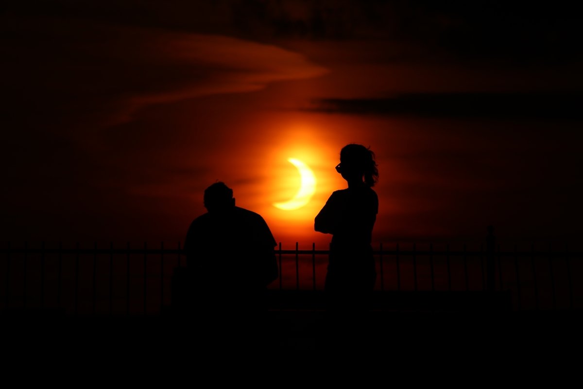 Annular solar eclipse begins in the northern hemisphere #3