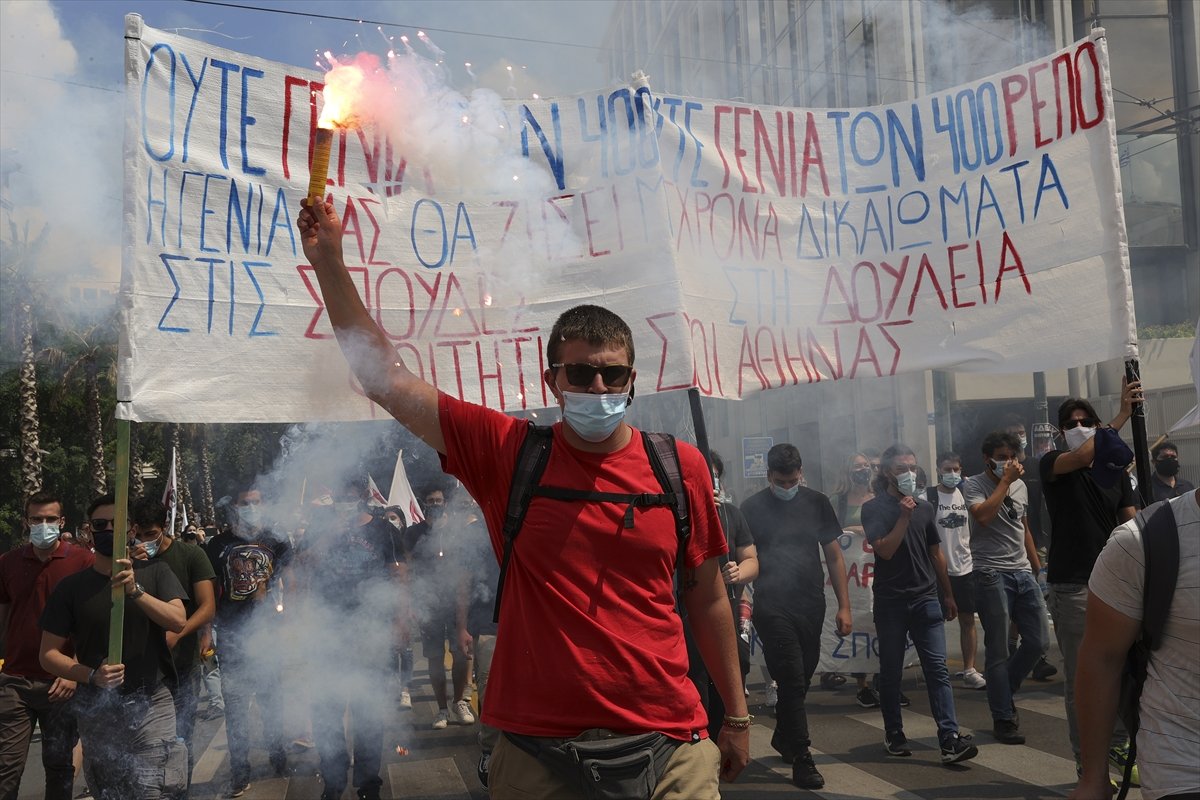 A 24-hour general strike was held in Greece #2