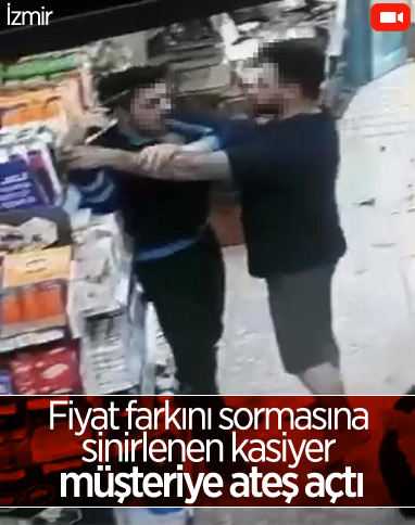 İzmir'de kasiyer tartıştığı müşteriye ateş açtı 