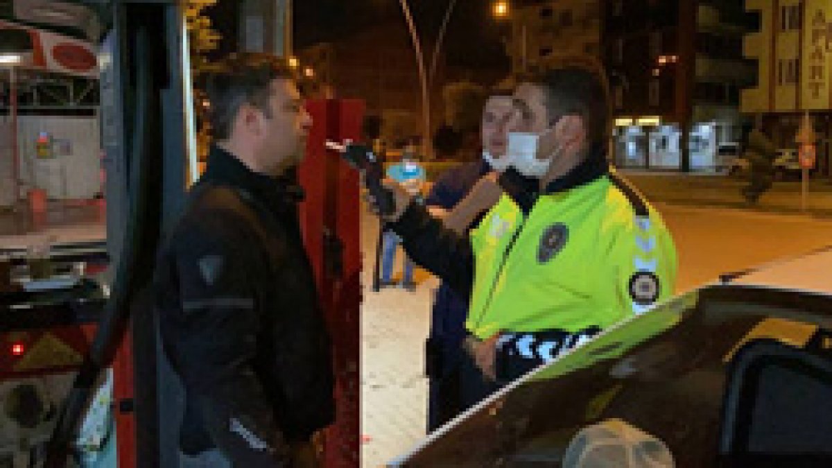 Bursa'da alkollü motosiklet sürücüsü, polisleri çileden çıkardı
