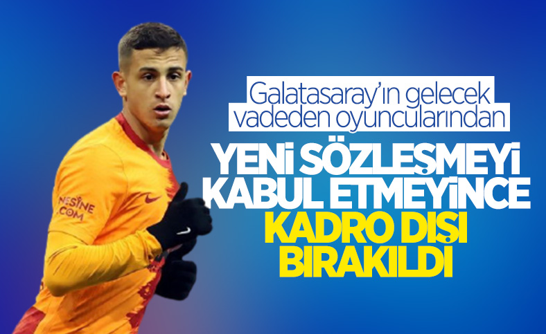 Galatasaray'da Bartuğ Elmaz kadro dışı bırakıldı