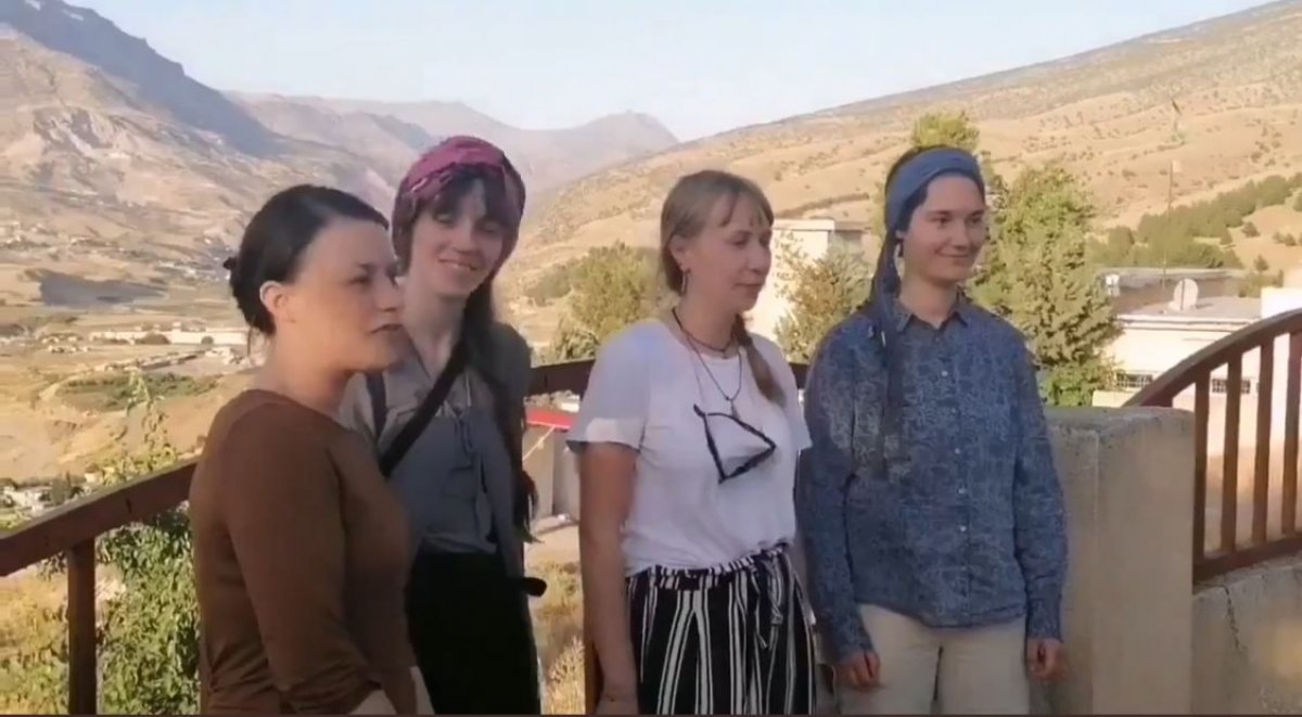 4 German women went to Erbil to support PKK #1