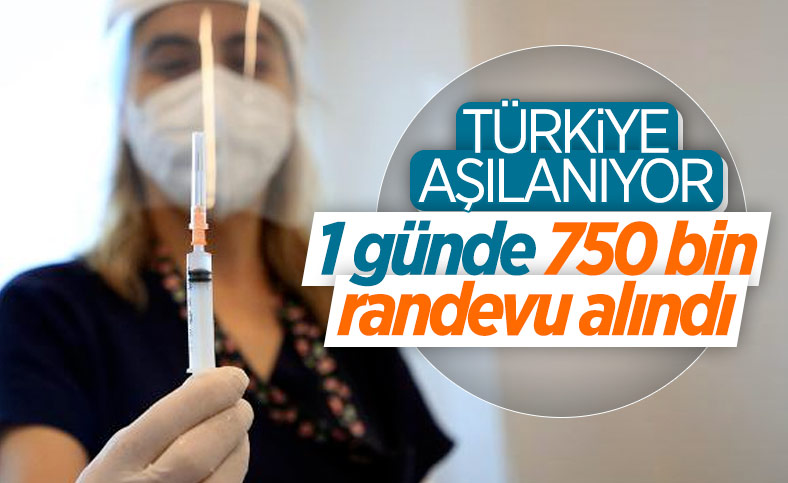 Fahrettin Koca: Bugün 750 bin kişi aşılanacak