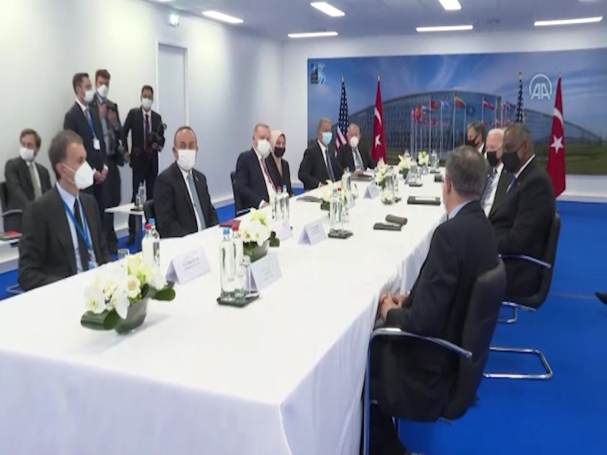 Cumhurbaşkanı Erdoğan ile Joe Biden görüşmesi #2