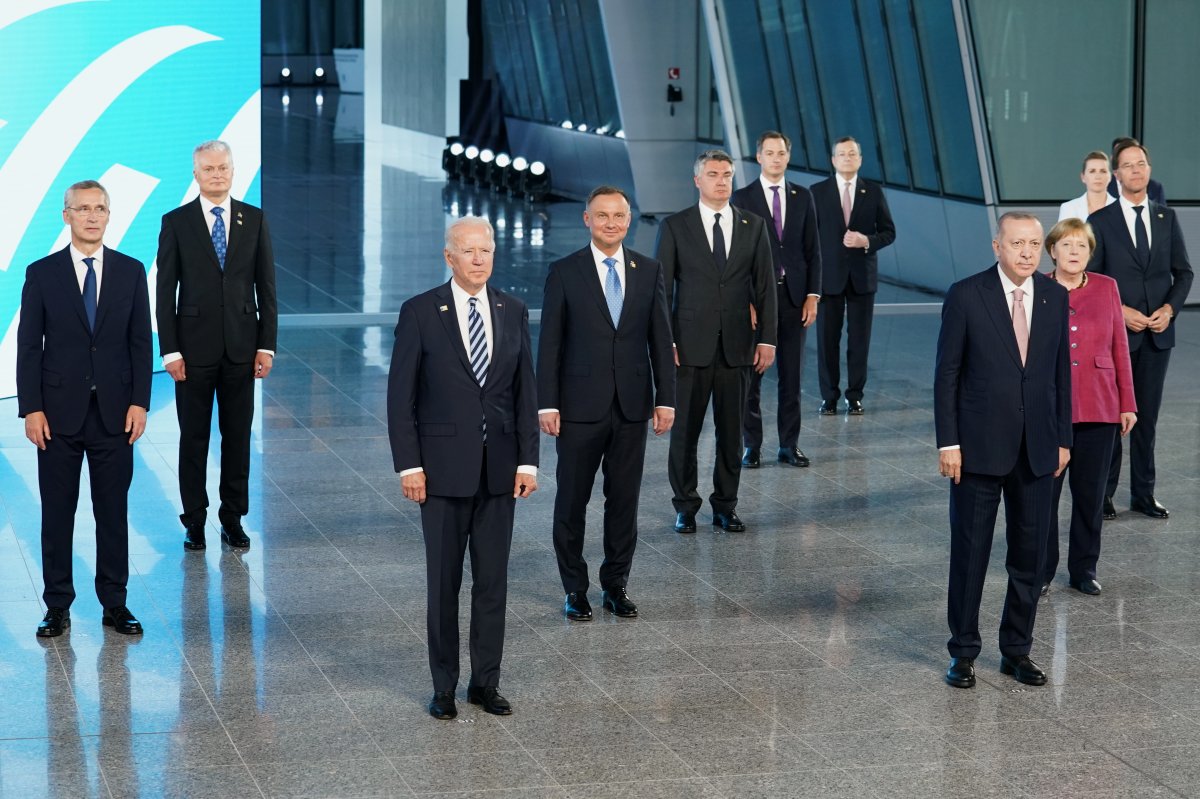 President Erdogan at NATO headquarters #8