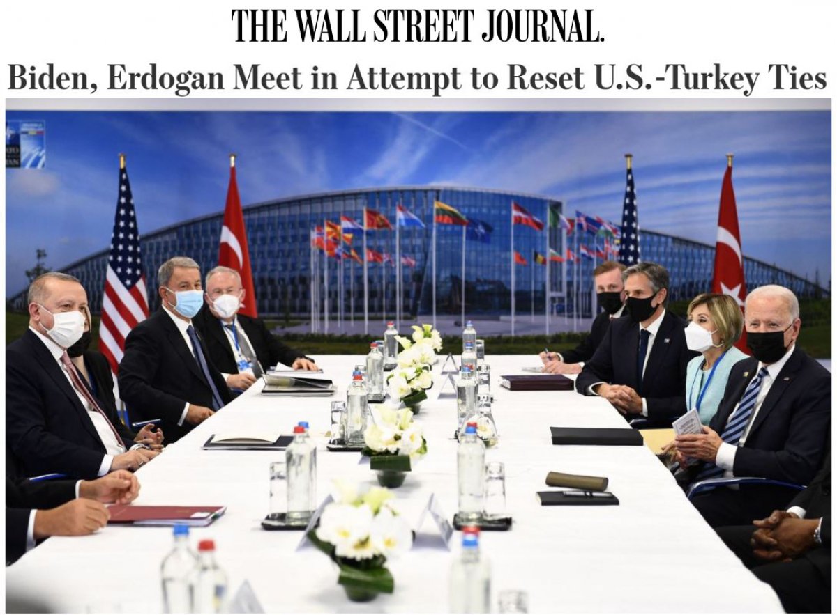 President Erdogan - Joe Biden meeting in the world press #2