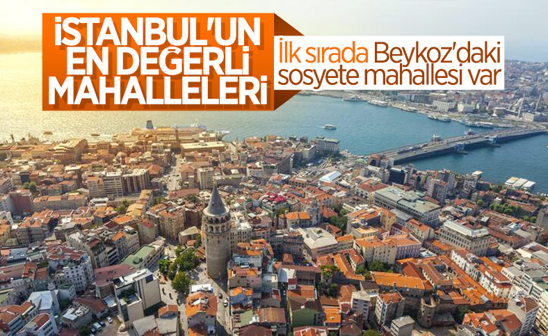 İstanbul'un konut fiyatlarına göre en değerli mahalleleri