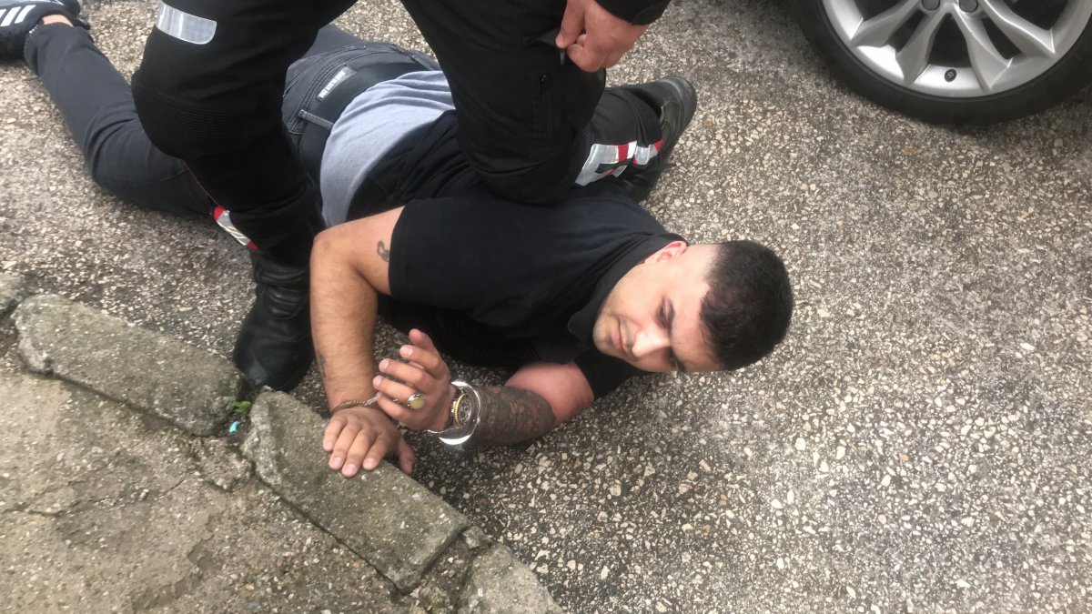 Bursa’da polise çarpan sürücü yakalandı #2
