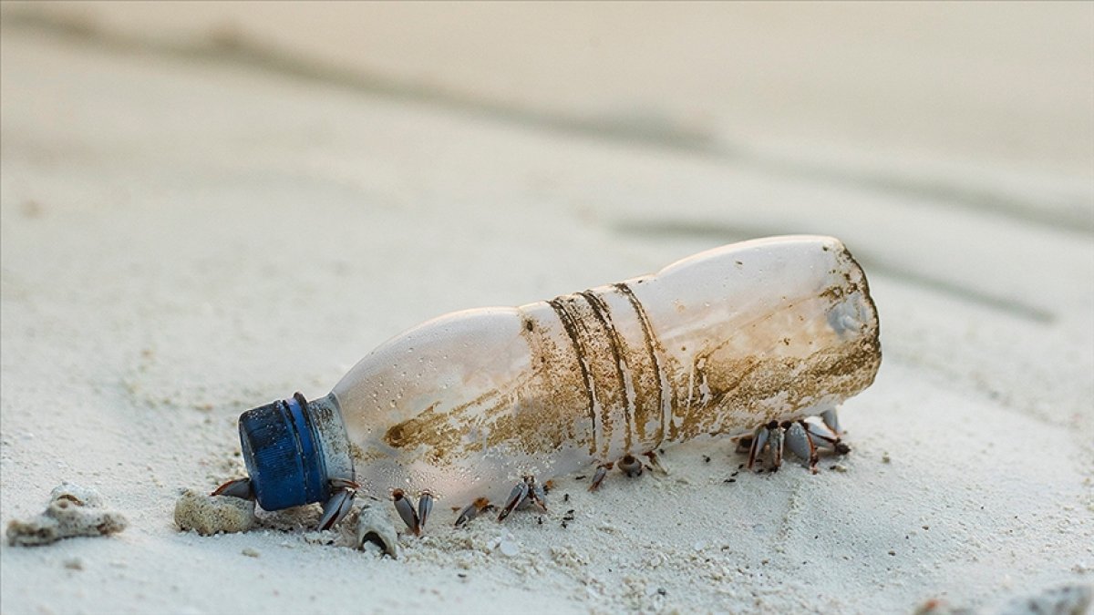 ABD’den gönderildiğine ilişkin bir notun olduğu plastik şişe Atlas Okyanusu nu geçti #1