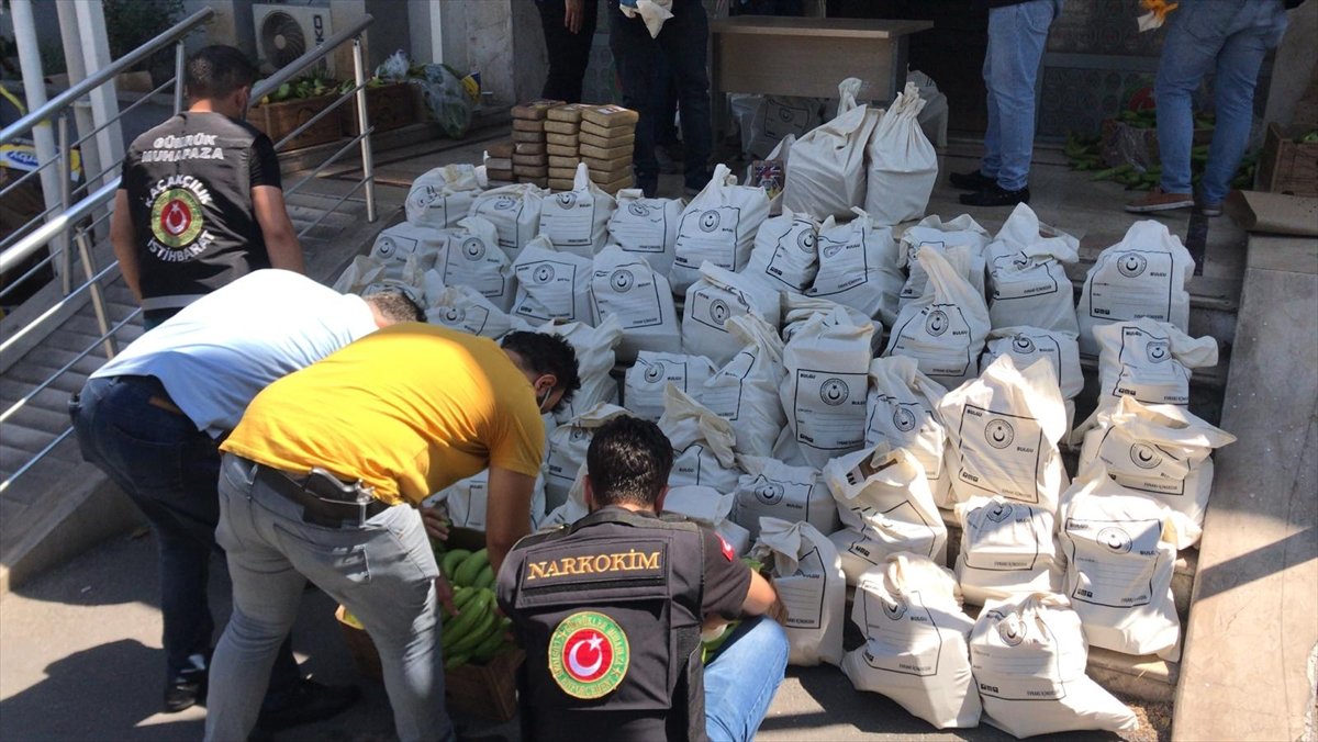 Mersin Limanı nda 1 ton kokain ele geçirildi #3